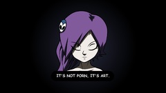 Purple hair Zone-Tan