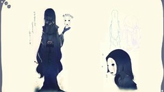 Purple illustrations noface