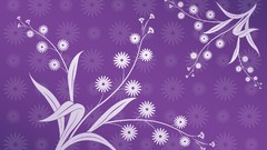 Purple patterns floral