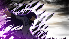 Purple school uniforms mahou