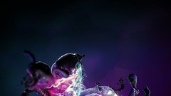 Purple smoke fumee pourpre