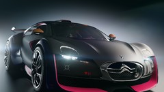 Purple Sports Car cars Supercars Citroën Survolt