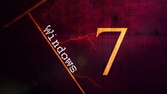 Purple Technology lines flare windows 7