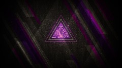 Purple triangles abstract Computers lines stripes sparkles 