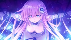 Purple tsunako hyperdimension neptunia mk2 game cg sister