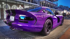 Purple tuning cars Dodge Viper cities vehicles streets dodge 