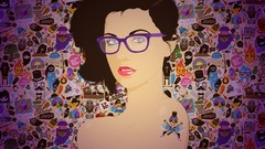 Purple two vectors jared nickerson hipster JThree Concepts