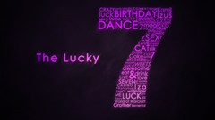 Purple Typography numbers