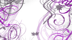 Purple white swirls design