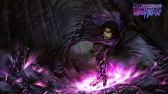 Purple world of warcraft mage fantasy art arcane