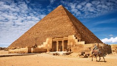 Pyramids Egyptian cityscapes