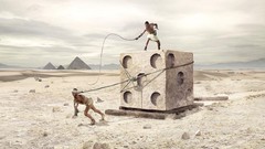 Pyramids Egyptian dice