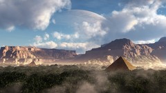 Pyramids fantasy art