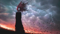 Queen redheads low-angle shot