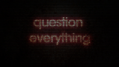 Question marks dark background