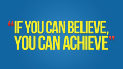 quote blue blue background Typography motivational digital art