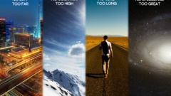 quote collage digital art nature road cityscape Space