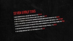 quote sin Minimalism artwork black background Simple Background