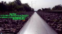 quote text Typography metal