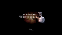 quote Typography Minimalism black background