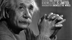 Quotes Albert Einstein monochrome