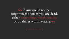 Quotes Benjamin Franklin