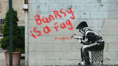 Quotes graffiti banksy