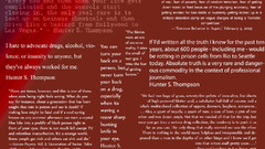 Quotes Hunter S. Thompson