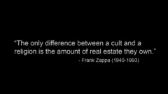Quotes religion frank Zappa