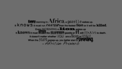 Quotes running proverb