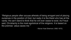 Quotes Sherman god religion