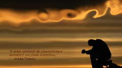 Quotes silhouettes Mark Twain