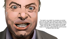 Quotes vectors Christopher Hitchens