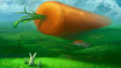 Rabbits carrots
