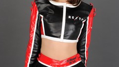 Race Japanese queen asians idol models Simple Background 