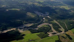 Race quality tracks high aerial overview spa francorchamps
