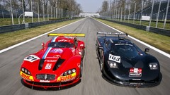 Race top view 2008 GT2 Gillet Belgian cars