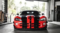 Racing Stripes Le Mans dodge viper racing cars red and black