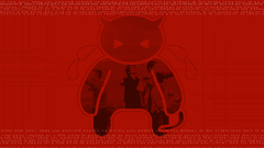 Radiohead Teddy Bears red