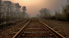 Railroad tracks