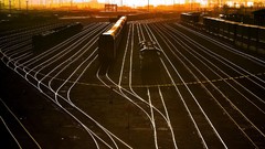 Railway railroad tracks railroads