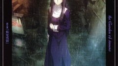 Rain Anime anime girls kara no kyoukai purple hair
