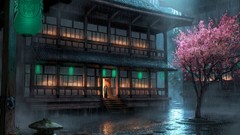 Rain artwork fantasy art