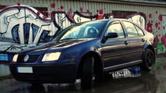 Rain Auto cars Volkswagen Jetta bora