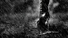 Rain Batman Catwoman ripples high heels Batman The Dark Knight 
