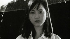 Rain black and white Japanese Umbrellas goldfish models scans