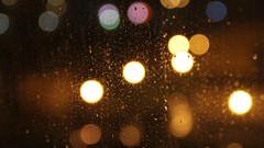 Rain bokeh