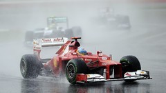 Rain cars Ferrari Team Malaysia races kuala lumpur fernando 