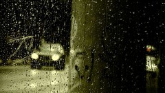 Rain cars water drops