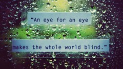 Rain drop Typography philosophy window panes